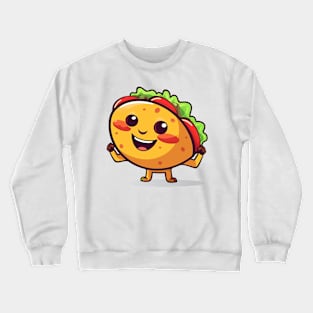 kawaii Taco T-Shirt cute potatofood funny Crewneck Sweatshirt